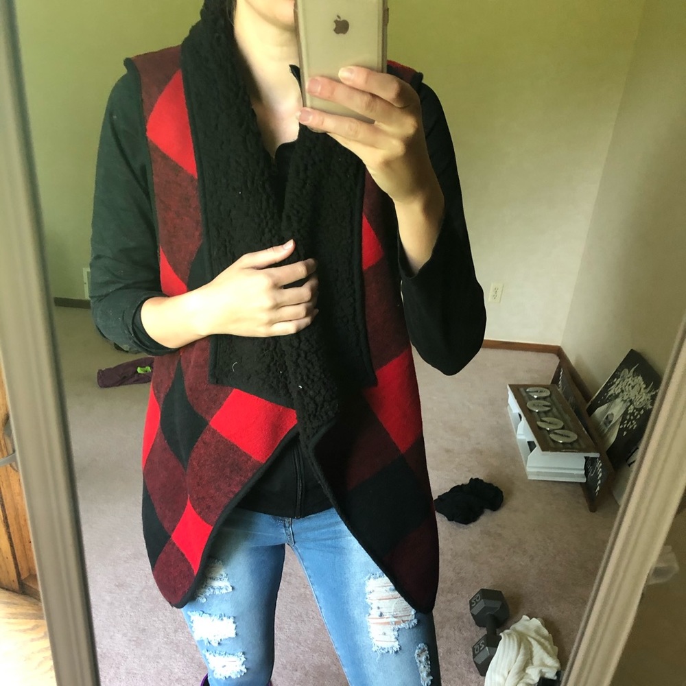Plaid Vest